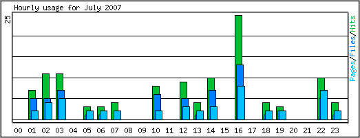 Hourly usage