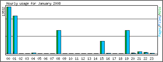 Hourly usage