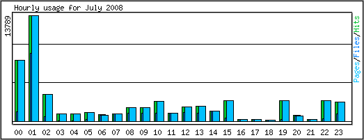 Hourly usage