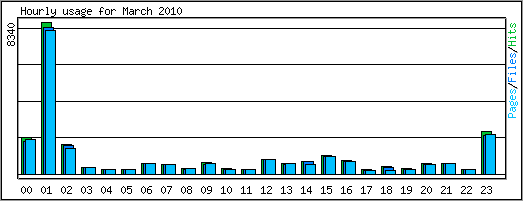 Hourly usage